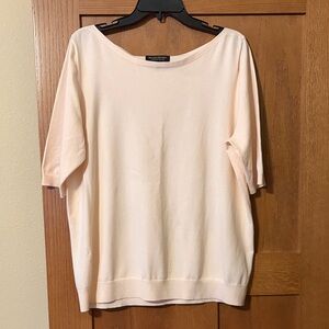 Banana Republic Cream Scoop Neck Sweater